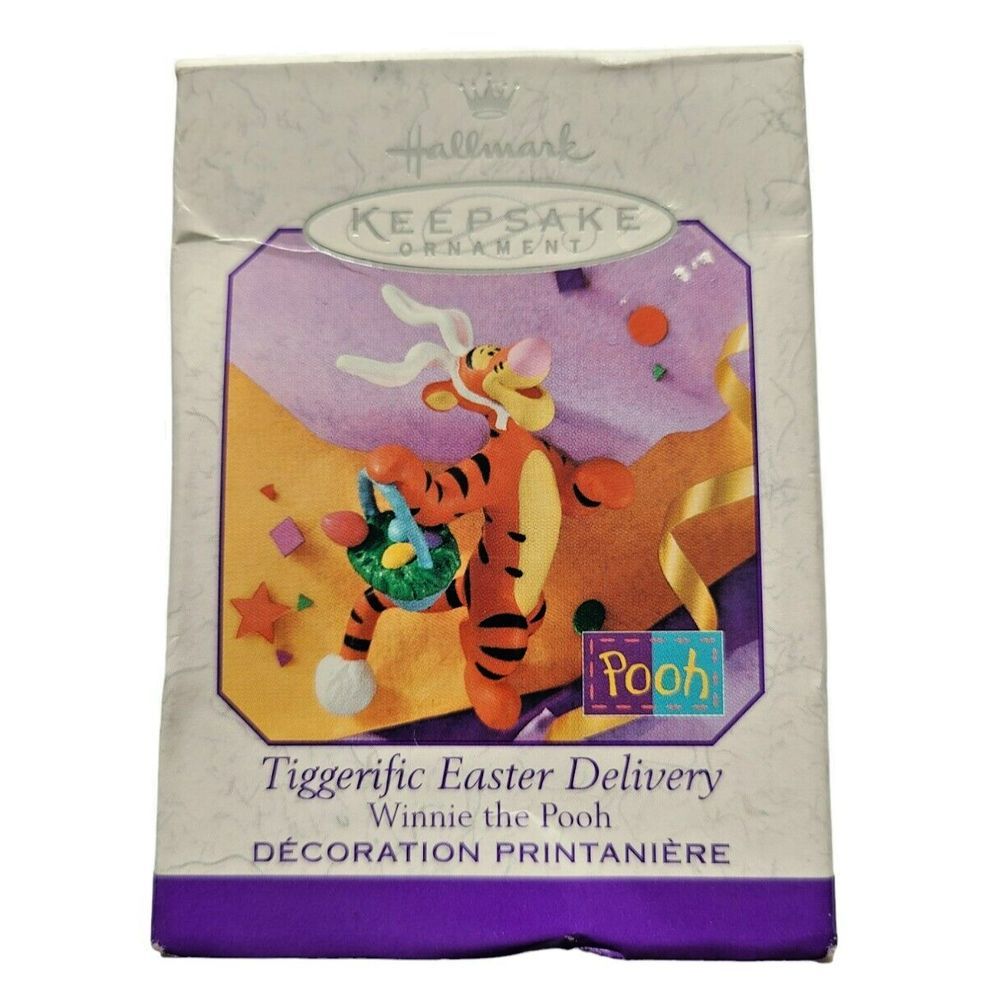 Hallmark Winnie The Pooh Tiggerific Easter Delivery Ornament